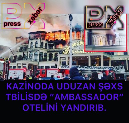 OTELİ YANDİRDİ