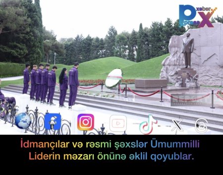 ❗️Azərbaycan paralimpiyaçıları Fəxri xiyabanı və Şəhidlər xiyabanını ziyarət ediblər  Azərbaycanın paralimpiya komandası, nümayəndə heyətinin üzvləri Fəxri xiyabanda Ulu Öndər Heydər Əliyevin məzarını və Şəhidlər xiyabanını ziyarət ediblər.  İdmançıl