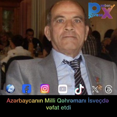 Azərbaycanın Milli Qəhrəmanı İsveçdə vəfat etdi  Ətraflı: https://qafqazinfo.az/news/detail/azerbaycanin-milli-qehremani-isvecde-vefat etdi