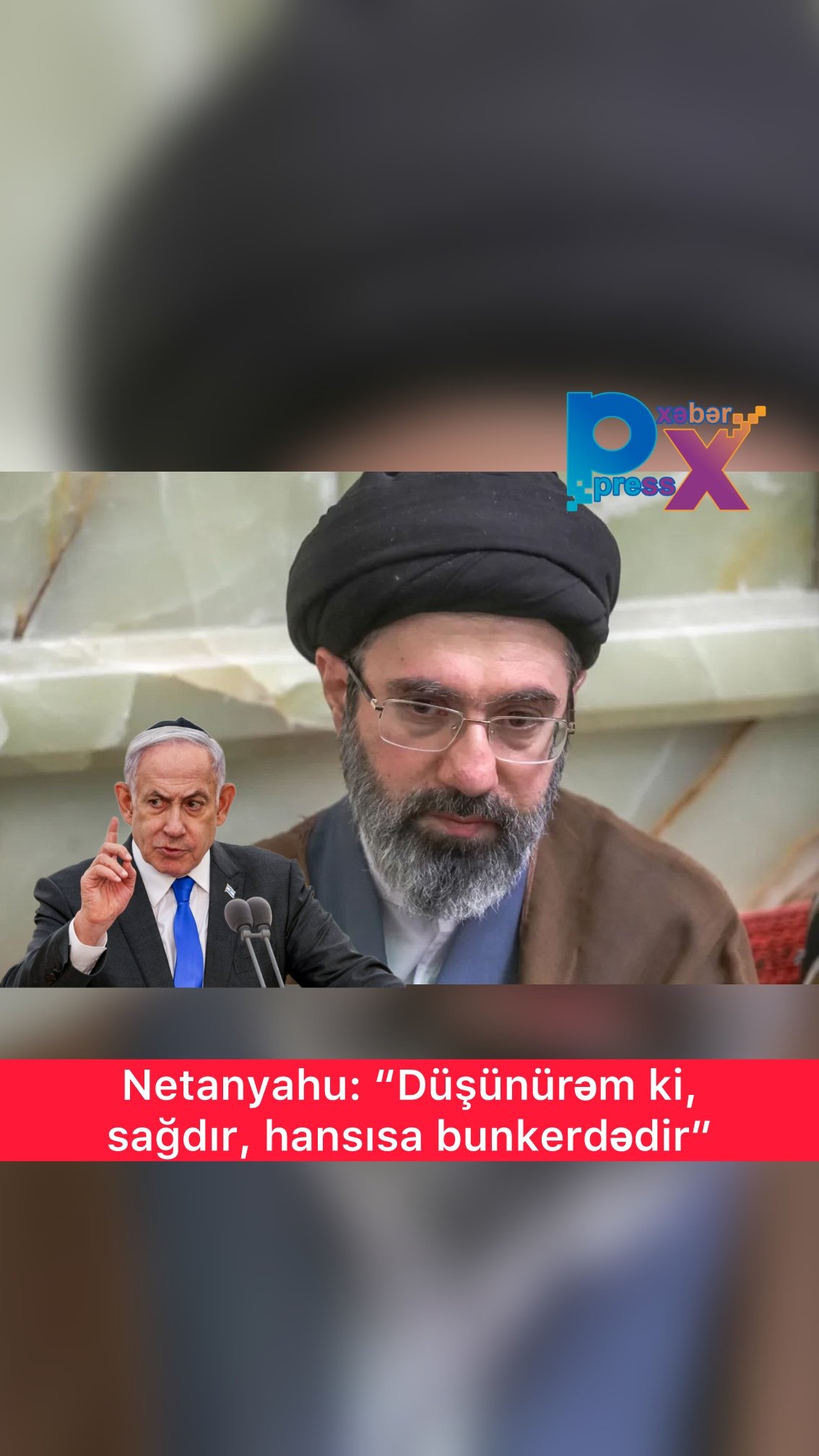 🛑Netanyahu: “Düşünürəm ki, sağdır, hansısa bunkerdədir”